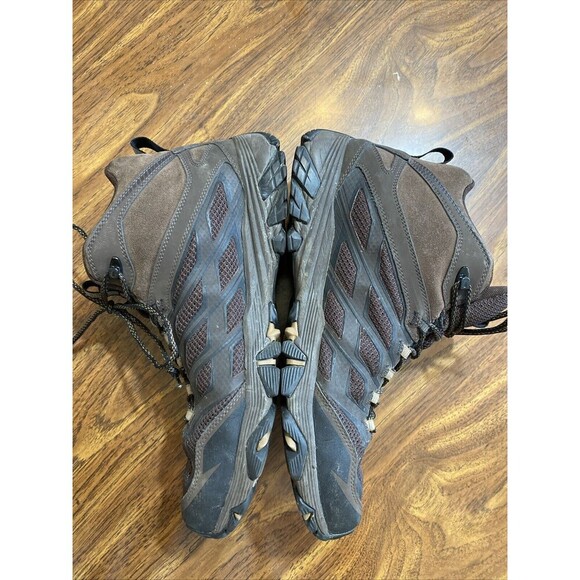 MERRELL Hiking Boots Men\'s 13 Vibram Sole Select Dry Brown J36981 READ main image 6